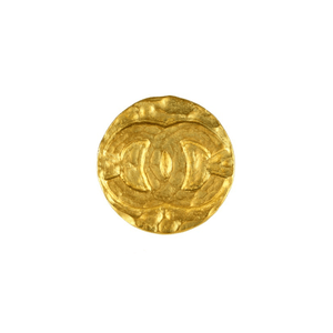 Chanel Ancient Gold CC Pin - Only Authentics