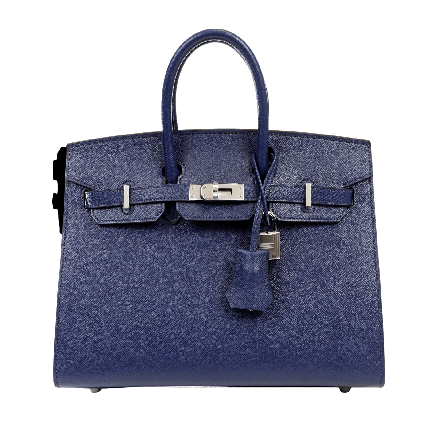 Hermès 25cm Navy Blue Epsom Sellier Birkin w/ Palladium Hardware - Only Authentics