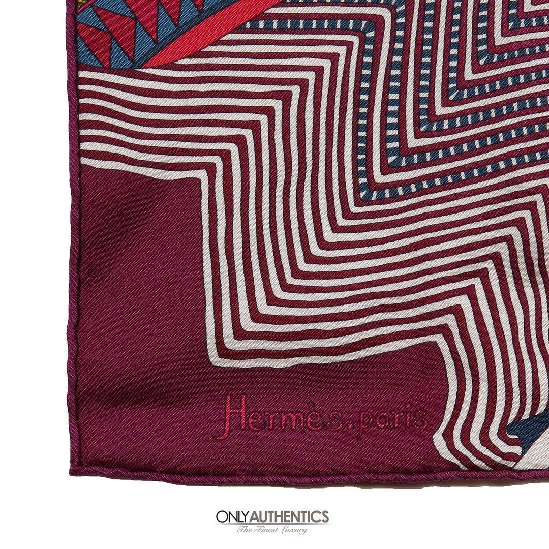 Hermès Coupons Indiens Pocket Square Silk Scarf & Pocket Square