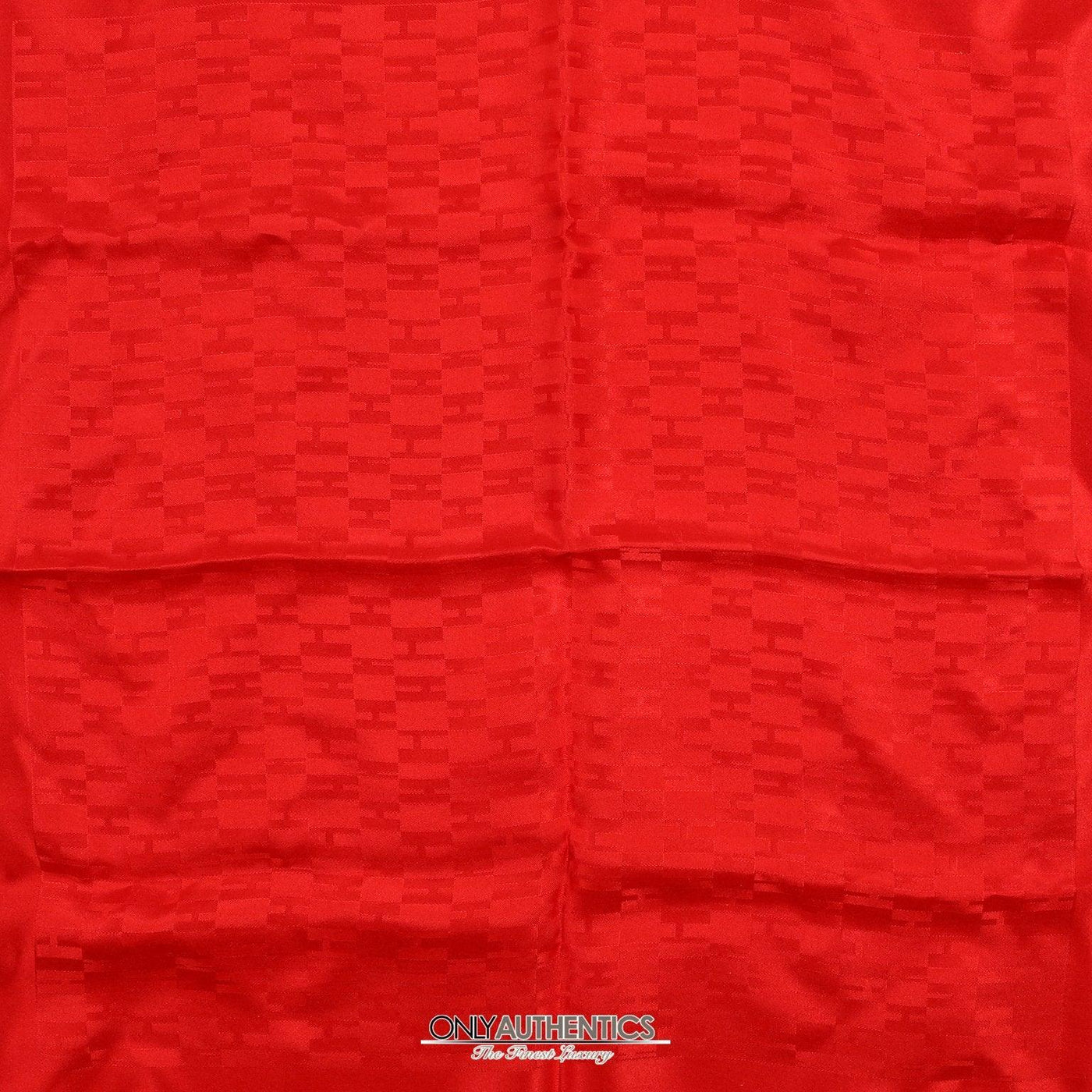 Hermès Red Op’H Silk Pochette Scarf - Only Authentics