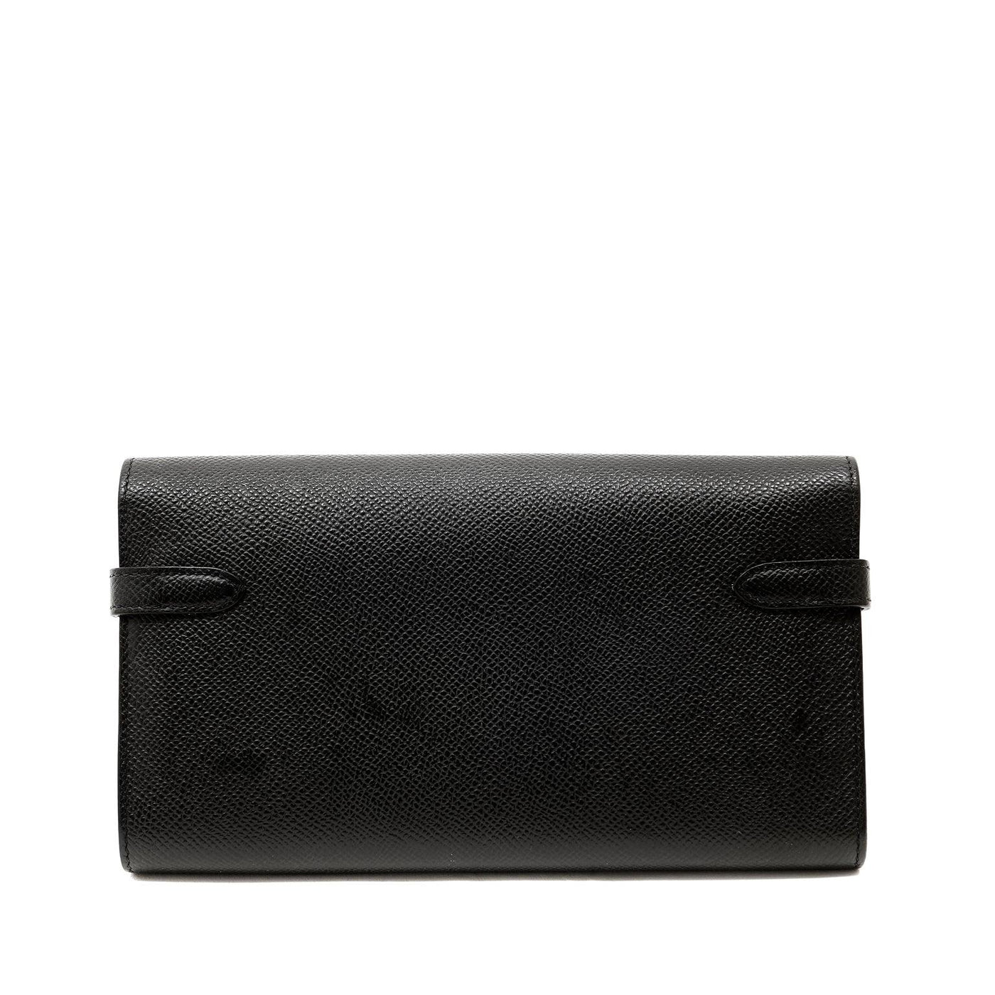 Hermes Black  Wallet w/ Palladium Hardware - Only Authentics