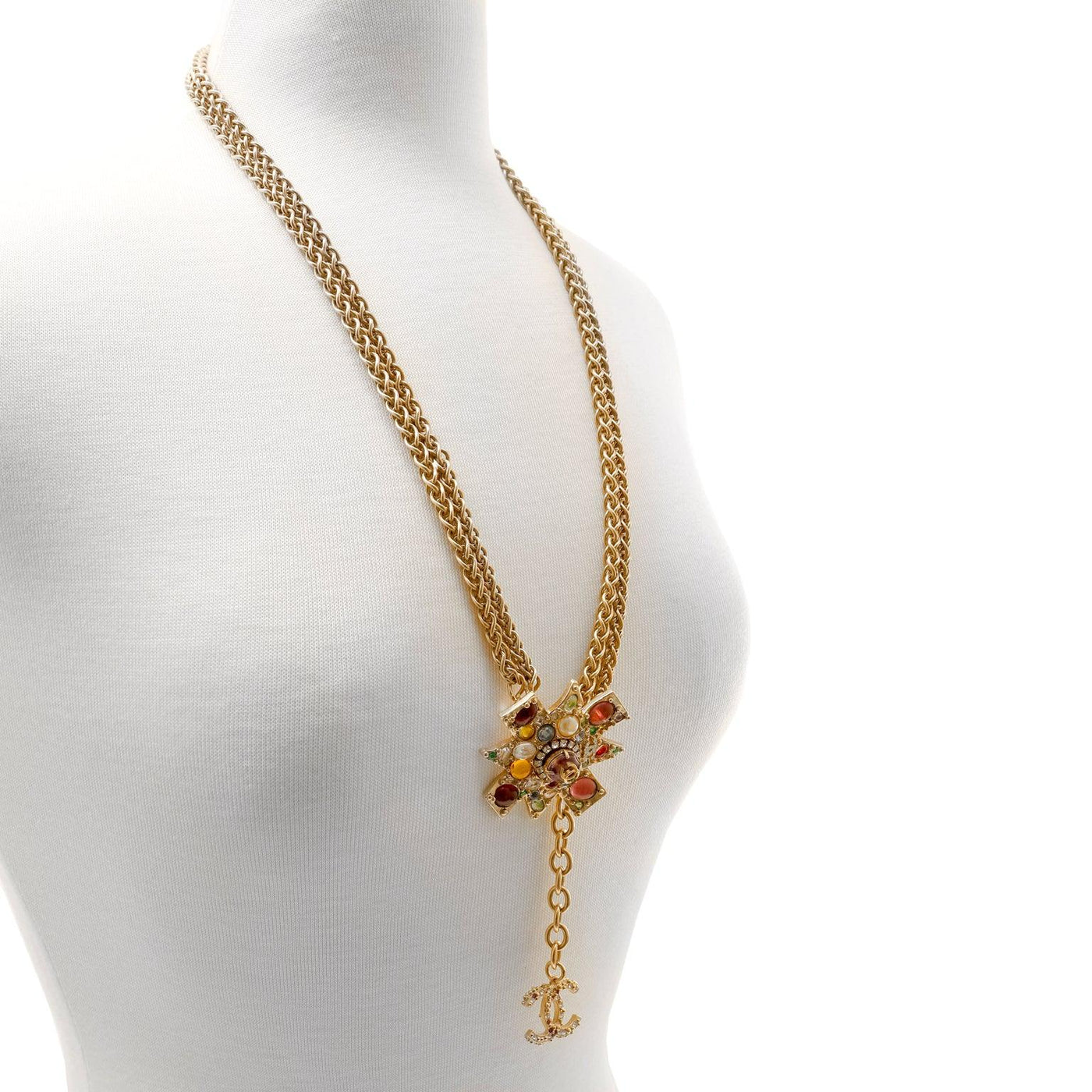 Chanel Byzantine Gripoix Star Necklace - Only Authentics