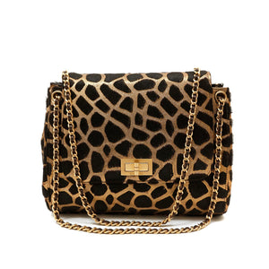 Chanel Black and Gold Giraffe Pattern Limited Edition - Only Authentics