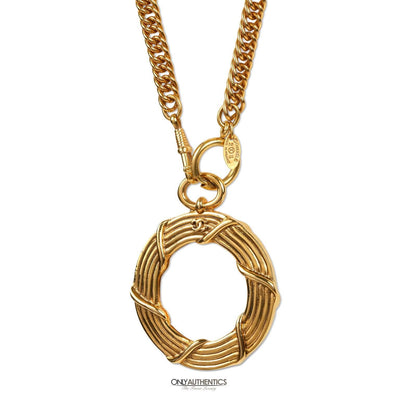 Chanel Gold Rope Magnifier Necklace - Only Authentics