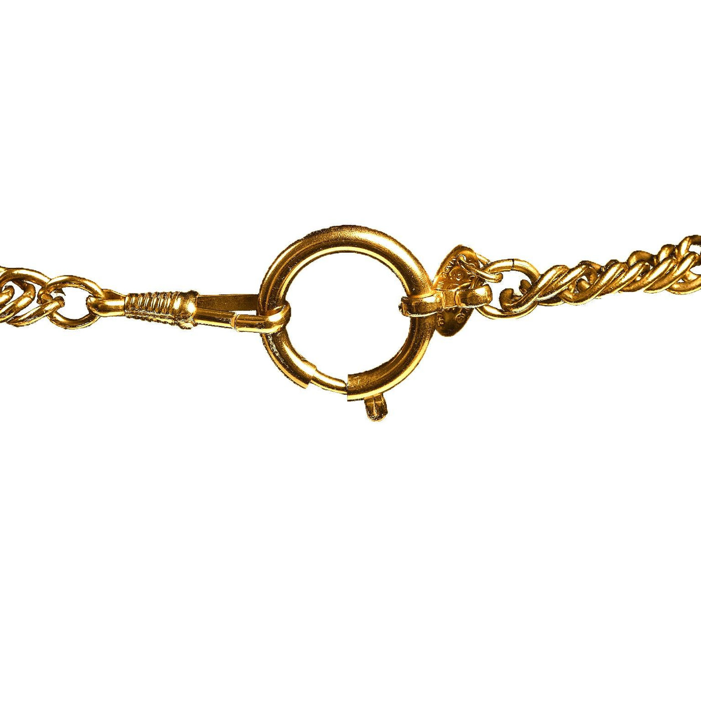 Chanel Red Gripoix Magnifier Monocle Necklace - Only Authentics