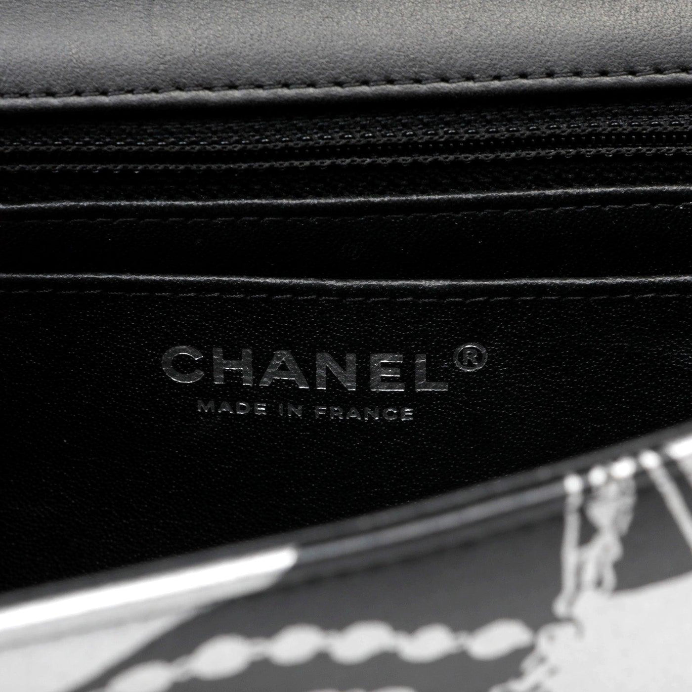 Chanel Black and Silver Lambskin Limited Edition Mini Classic - Only Authentics