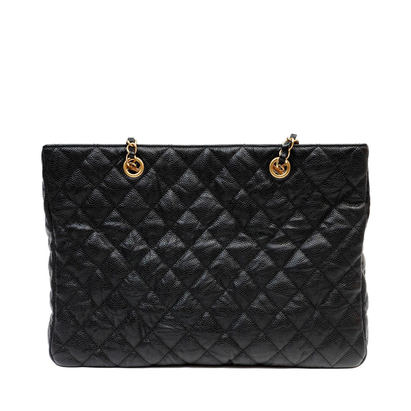 Chanel Black Caviar Leather Tote - Only Authentics