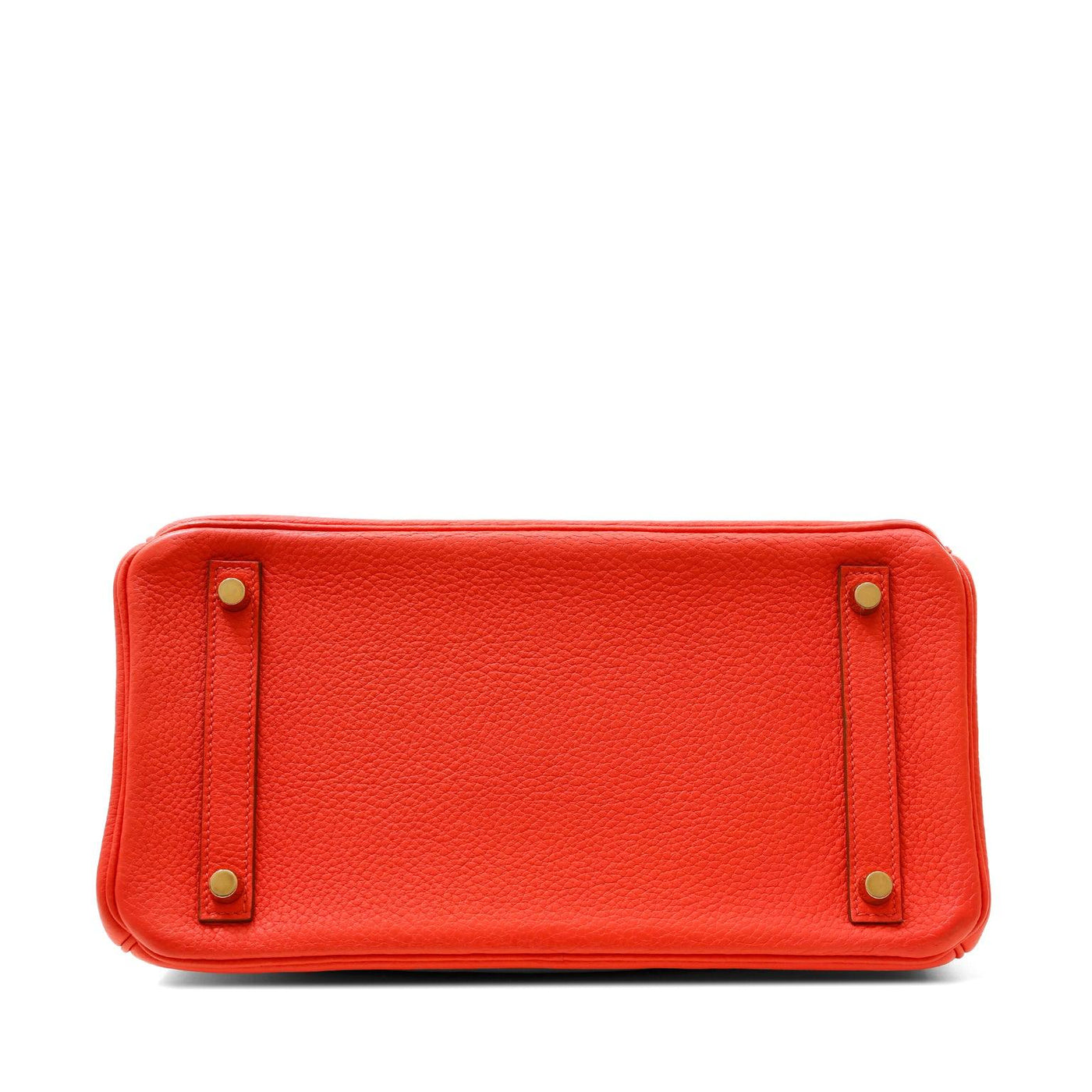 Hermes 30cm Birkin Red-Orange Togo w/ Gold Hardware #D - Only Authentics