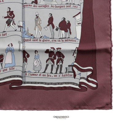 Hermès Proverbes Sont la Sagesse des Nations Silk Scarf - Only Authentics