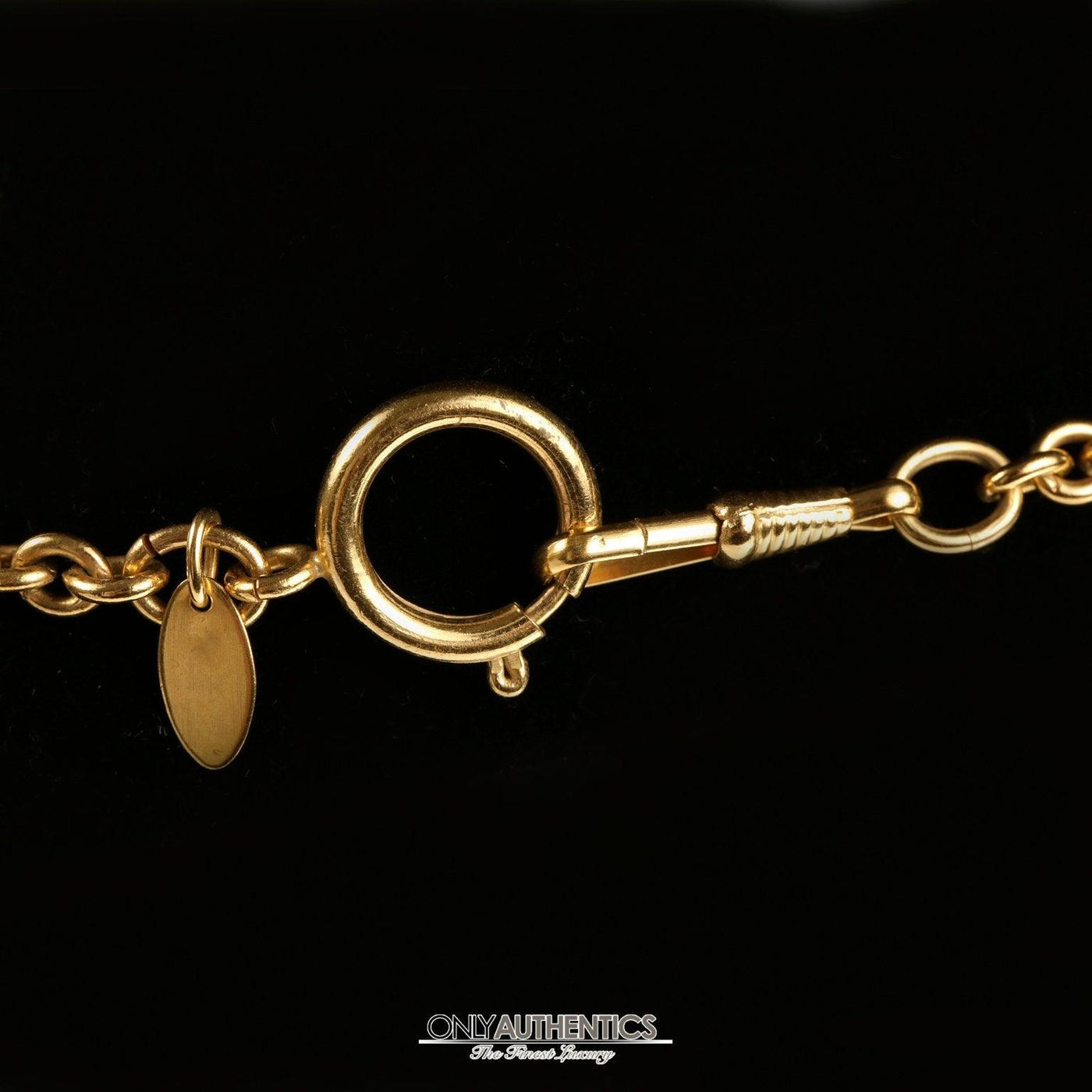 Chanel Gold Pearl Station Necklace - Only Authentics