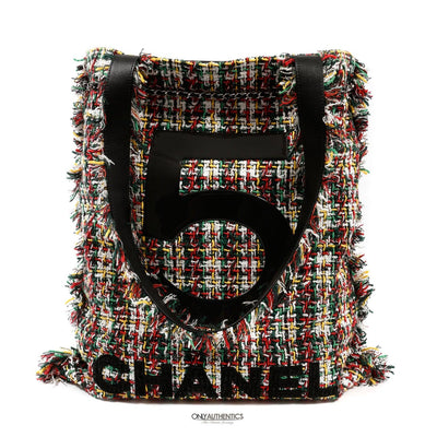 Chanel Multicolor Tweed No. 5 Tote - Only Authentics
