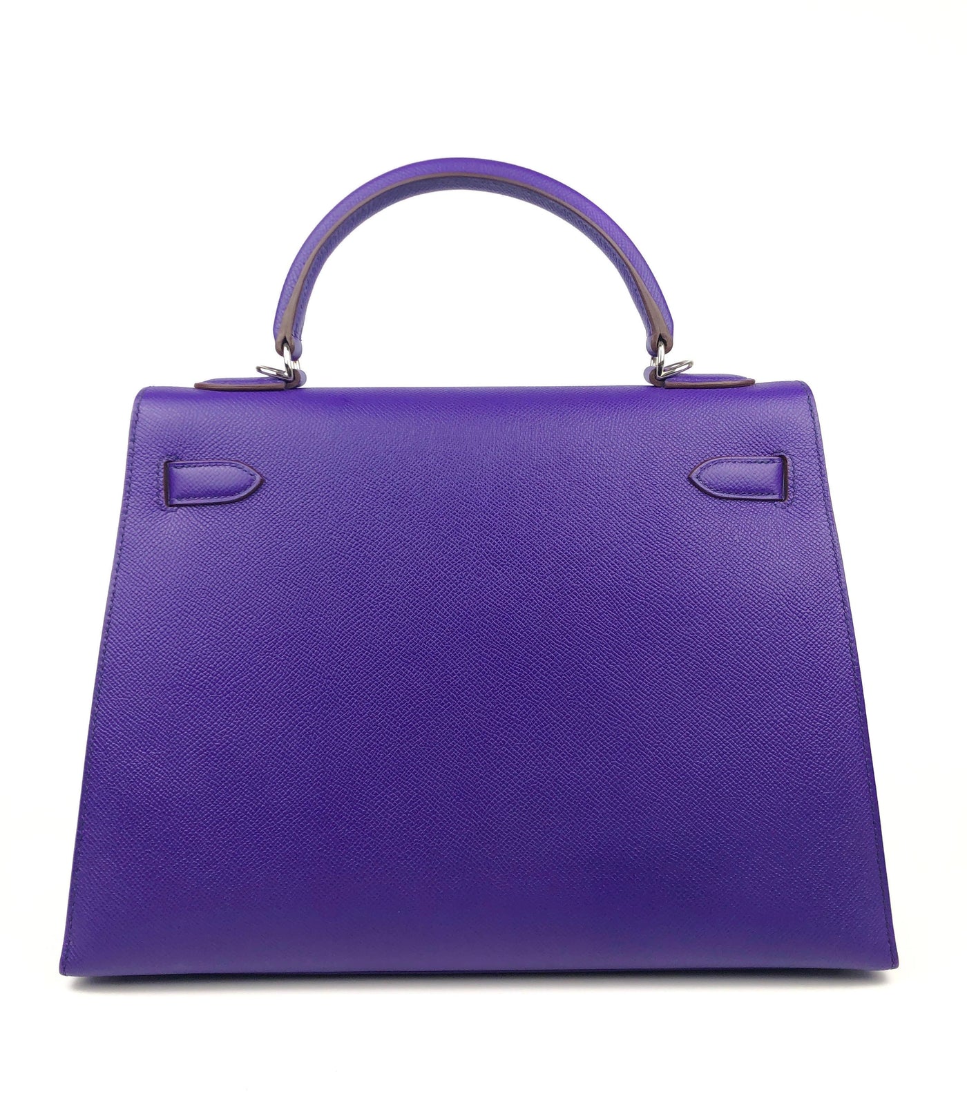 Hermès 32cm Violet Epsom Kelly Sellier - Only Authentics