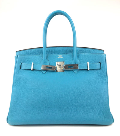 Hermès 30cm Turquoise Togo Birkin with Palladium - Only Authentics